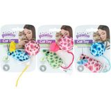 Pawise Simple Cat Peluş Oyuncak Top Fare - Renkli