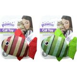 Pawise Striped Cat Toy-Balık Kedi Oyuncağı