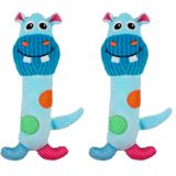 Pawise Vivid Life-Hippo Stick Köpek Oyuncağı 2li paket