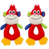 Pawise Vivid Life-Hollow Monkey Köpek Oyuncağı (2 paketi)
