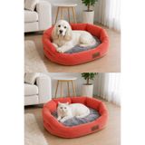 PAWİYANS Champion Box Üst Kalite Kedi Köpek Yatağı ,Yıkanabilir Kılıf %100 Elyaf Dolgu