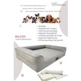 PAWİYANS Pawiyans Pet Üst Kalite Köpek Yatağı 6,5ve10 Cm Süngerli,sıvı Geçirmez Alez Kılıflı