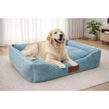 Pawiyans Üst Kalite Kedi-Köpek Yatağı. Kaydırmaz Taban ,yıkanabilir Kılıf 2 FERMUARLI,%100 Elyaflı. - Mint - 54 x 69 cm