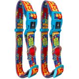 Pawlook Recycled Köpek Boyun Tasması, Geri Dönüştürülmüş Boyun Tasması – D-Halkalı, Ayarlanabilir, Küçük ve Büyük Irklar için, Yıkanabilir, Çevre Dostu Malzeme Mavi Gimme S (2 paketi)