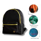 Pawlook x Human Sırt Çantası – Laptop Bölmeli, Su Geçirmez Ön Cepli, 15" Uyumu, Termos Bölmeli, Ayarlanabilir Askılı, Ergonomik & Şık Tasarım, Siyah