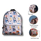 Pawlook x Human Sırt Çantası – Laptop Bölmeli, Su Geçirmez Ön Cepli, 15" Uyumu, Termos Bölmeli, Ayarlanabilir Askılı, Ergonomik & Şık Tasarım, Woof