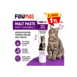 Pawmas Anti-Hairball Tüy Yumağı Önleyici ve Sindirim Destekleyici Kedi Malt Macunu 100 g