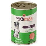 Pawmas Pate Kuzu Etli 400 gr Yetişkin Konserve Köpek Maması