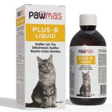 Pawmas Plus-B Liquid Köpekler için Tüy Dökülmesini Azaltıcı Biyotin ve Çinko Kedi Damlası 50 ML