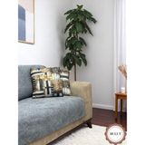 Pawn Mark Company Jakarlı Şönil Kaymaz Koltuk Örtüsü ve Çekyat Örtüsü 175 x 215 cm | Mikrofiber Koltuk Şalı - 175 x 215 cm - Bulut
