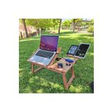 PAWN MARK COMPANY Katlanır Ayaklı Ayarlanabilir Laptop Sehpası Telefon Bölmeli laptop Çalışma Masası
