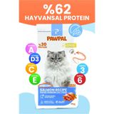 PawPal Somonlu Süper Premium Kısır Kedi Maması 10KG | Hipoalerjenik – Düşük Tahıllı – Yüksek Proteinli