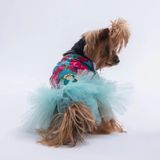 PawStar 26305 Yeşil Wildflowers Elbise