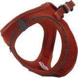Pawstar Air-Mesh Terracotta Köpek Göğüs Tasması - Bordo - L