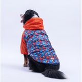 Pawstar Amsterdam Fall Polarlı Su Geçirmez Orta-Büyük Irk Köpek Yağmurluğu (3XL)