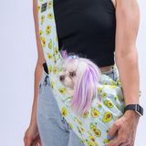 Pawstar Avocado Crossbody Küçük Irk Köpek Çapraz Taşıma Çantası - Yeşil