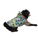 Pawstar Bej Camouflage Kedi Köpek Montu Kedi Köpek Kıyafeti - M
