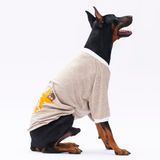 Pawstar Bej Super Paws Büyük Köpek Sweati Köpek Kıyafeti 15 Kg - 45 Kg - 6XL