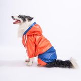 Pawstar BiColor Bej-Yeşil Polarlı Su Geçirmez Orta-Büyük Irk Köpek Yağmurluk Tulum (3XL)