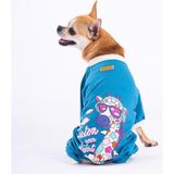Pawstar Cadet Blue Giraffe Küçük Irk Köpek Penye Tulum (2,5 Kg-11 kg Arasına Uygun) - M