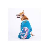 Pawstar Cadet Blue Giraffe Küçük Irk Köpek Penye Tulum (2,5 Kg-11 kg Arasına Uygun) - XL