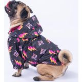 Pawstar Cool Polarlı Köpek Montu Köpek Yağmurluk Köpek Kıyafeti Köpek Elbisesi L
