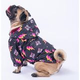 Pawstar Cool Polarlı Su Geçirmez Küçük Irk Köpek Yağmurluğu - XL