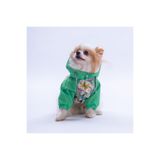 Pawstar Denver Dino Yeşil Dinozor Desenli Köpek Mont Köpek Yağmurluk Köpek Kıyafeti Köpek Elbisesi