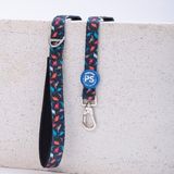 Pawstar Dino Leash Kedi Köpek Sevk & Gezdirme Kayışı Köpek Uzatma Tasması-2cm - Standart - Lacivert