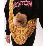 Pawstar Donut Crossbody Küçük Irk Köpek Çapraz Taşıma Çantası
