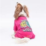 Pawstar Donut Worry Küçük Irk Köpek Penye Tulum Pijama (L)