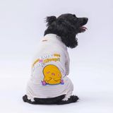Pawstar Ekru Let Me Sleep Kedi Köpek Pijaması - Kedi Köpek Tulumu - Kedi Köpek Kıyafeti - L