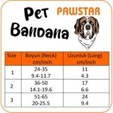 Pawstar Everyday Kedi Köpek Fuları Pet Bandanası - 2 - Yeşil