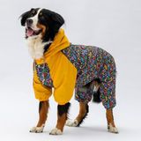 Pawstar Ferrara Polarlı Su Geçirmez Orta-Büyük Irk Köpek Yağmurluk Tulum - 5XL