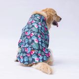 Pawstar Floral Orta ve Büyük Irk Köpek Gömleği - Köpek Kıyafeti (15 kg-45 kg) - 4XL