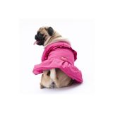 Pawstar Fuşya Elizabeth Köpek Mont Köpek Yağmurluk Köpek Kıyafeti Köpek Elbisesi
