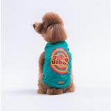 Pawstar Green-Yeşil Good Vibes Tişört Kedi Köpek Tişörtü-Kedi Köpek Kıyafeti - XL