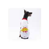Pawstar Gri Summer Time Büyük Köpek Tişörtü - Köpek Kıyafeti (15 KG-45 KG)