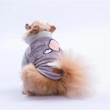 Pawstar Gri Verona Kiss Küçük Irk Köpek Polar Ceket