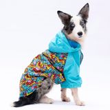 Pawstar Hollywood Polarlı Su Geçirmez Orta-Büyük Irk Köpek Yağmurluğu - 4XL