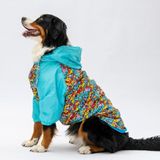 Pawstar Hollywood Polarlı Su Geçirmez Orta-Büyük Irk Köpek Yağmurluğu - 5XL