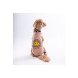 Pawstar Kahverengi Smile Pijama Orta ve Büyük Irk Köpek Pijaması - Köpek Tulumu - Köpek Kıyafeti (15 KG-4