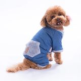 Pawstar Kedi Ve Küçük Köpek Mavi Alabama Tulum 2Xl Sırt43cm Göğüs58cm Boyun38cm