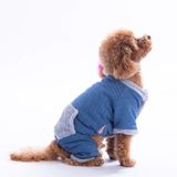 Pawstar Kedi Ve Küçük Köpek Mavi Alabama Tulum L Sırt33cm Göğüs46cm Boyun30cm
