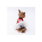 Pawstar Kırmızı Girl Power Kedi Köpek Elbisesi - Kedi Köpek Kıyafeti