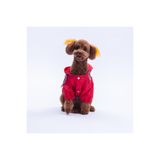 Pawstar Kırmızı Pluvia v25 Köpek Mont Köpek Yağmurluk Köpek Kıyafeti Köpek Elbisesi