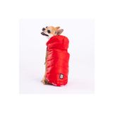 Pawstar Kırmızı Railway Anorak Yelek Köpek Yeleği Köpek Kıyafeti Köpek Yağmurluk Kırmızı M