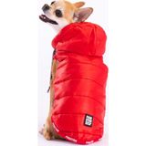 Pawstar Kırmızı Railway Anorak Yelek Köpek Yeleği Köpek Kıyafeti Köpek Yağmurluk - Xl