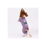 Pawstar Köpek Mor Sleeper Pijama Tulum 2Xlarge Sırt43cm Göğüs58cm Boyun38cm