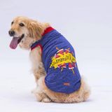 Pawstar Lacivert Summer Time Büyük Köpek Tişörtü - Köpek Kıyafeti (15 Kg-45 Kg) - 4XL